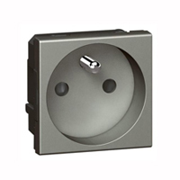 16 Amp 250V 71100x45-BLK France & Belgium CEE 7/5 Outlet Receptacle
