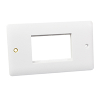Wall Plate / Mounting Frame. Opening Size 67.5x45mm.