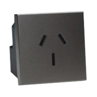 10 Amp 250V 74105X45-BLK Australia & New Zealand Outlet Receptacle