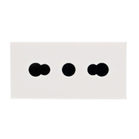 10A-250V & 16A-250V 75500x45 Italy & Chile Multi-Outlet Receptacle CEI 16/VII 