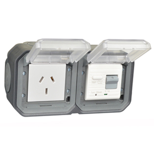 84225-10HG-BLK Argentina 10A GFCI 10Ma Trip Flush Mount